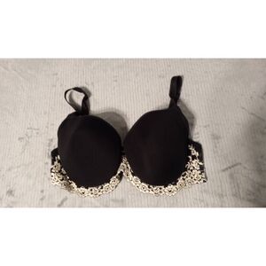 Wacoal Women's Embrace Lace T-Shirt Bra Size 32DD Black